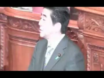 特亜の代弁者民主党神本議員の質問に安倍総理が早口答弁w