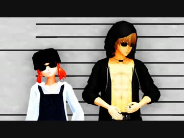 Mmd銀魂 神楽ちゃんと沖田さんでwave ニコニコ動画