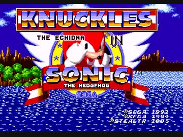 【TAS】ナックルズ in ソニック・ザ・ヘッジホッグ 13:05.29【MD】
