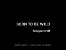 Born To Be Wild / STEPPENWOLF (LP RECORD)