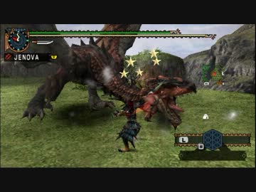【MHP2G】 リオレウス討伐訓練 1：56