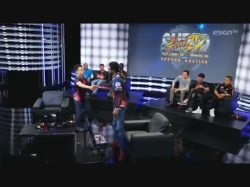 ESGN TV -FightNight- episode5 RyanHart vs ときど スパ4AE2012