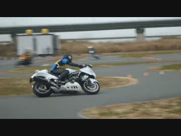 GSX1300R隼deジムカーナ4 [D練]