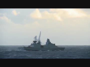 【デンマーク】 フリゲート艦「ペートー・ヴィルモエス」 ESSM発射試験