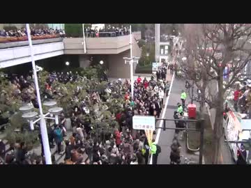 【2014/2/2】田母神としお東京都知事候補　街頭演説　東京ドーム前　１