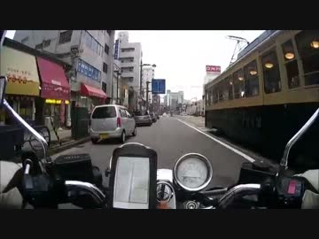 とやま６倍速バイク車載 射水→呉羽→富山駅周辺→新庄