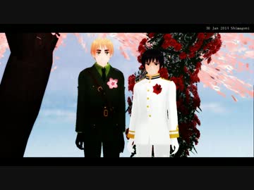 【APヘタリアMMD】同盟Girls【記念日遅刻】