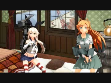 【MMD艦これ】阿武隈先輩と脳漿炸裂ガール【モデル配布】