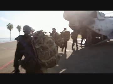 陸上自衛隊・ヘリキャスティング訓練とヘリからの水中脱出訓練装置