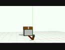 【1sec MikuMikuDance】レッドストーン回路のテスト【Minecraft】