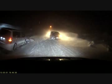暴風雪・ホワイトアウト車載映像集2