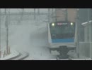 雪煙を見ゆ！　2014.2.8浦和