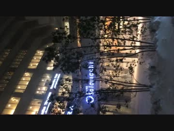 2014年2月8日19時18分ごろ ソラマチ前の風や雪の様子