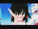 【MMD】猫耳霊夢さんと大人レミリアさんでSweetiex2