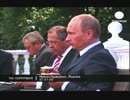 【外交】プーチン大統領が朝食会で、オバマを睨む ⇒ 安倍首相には～？