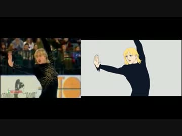 【比較】ニジンスキーを踊れないからかいた【実写と手描きを比較】