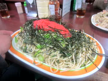 大盛り～テラ盛りマニアに有名な『ジャポネ』で明太子理事長１．１５㎏