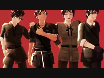 【APヘタリアMMD】親分QuartetoLIVE2014【親分誕】