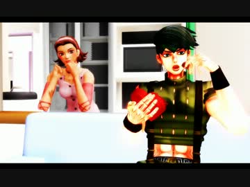 【MMD】食物連鎖でバレンタイン・キッス＋JO子たちでSweet Magic