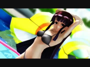【東方MMD】姫様が水着で「Girls」【輝夜】