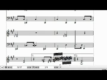 ピアノ用自作曲　一昔前のスタンダード