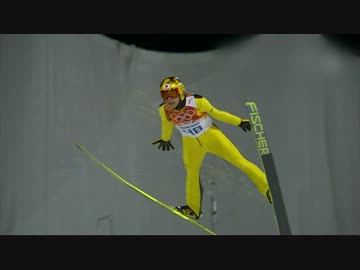 【ソチ五輪限界画質】レジェンド葛西紀明銀メダル！