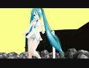 ミクさん…スカートは？　謎の変幻自在の棒がミクさんのお尻に…
