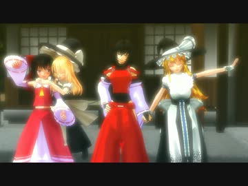 【第12回MMD杯本選遅刻組】霧雨親子がにっこにっこを届けに来たようです