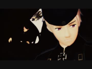 【APヘタリアMMD】軍国殿にMonstarを踊っていただいた【略帽普】