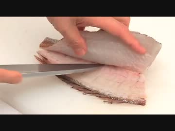 【 楽しい料理教室 】　『 お魚を上手に3枚おろしにするコツ 』