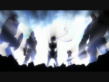 キルラキル19話ヌーディスト・ビーチとバトルシーン