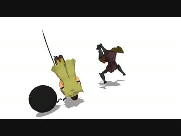黒田元主従で転がってみた【MMD戦国BASARA】