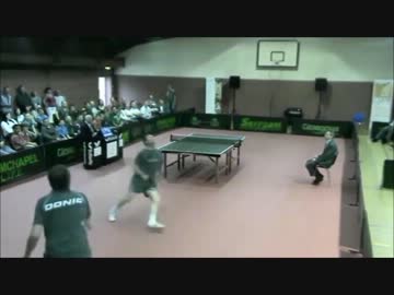 【卓球】 元世界1位の2人が全力で遊ぶとこうなる