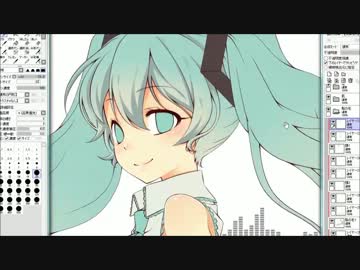 初音ミクラクガキしてみたぉ♪ (｀･ω･´)ｷﾘ