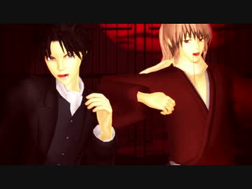 【MMD】劇場版 土方＆沖田でGLIDE【銀魂】