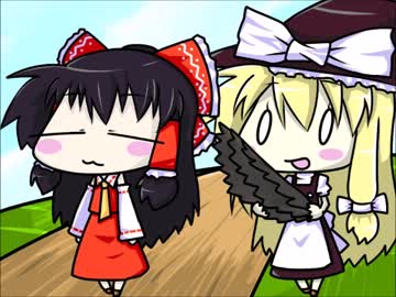 【手書き東方】ニコ巫女れいむR