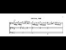 CRYSTAL TIME　楽譜（途中）
