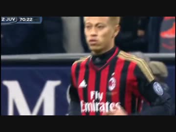 （転載）本田圭佑タッチ集 VSユベントス 02,March,2014