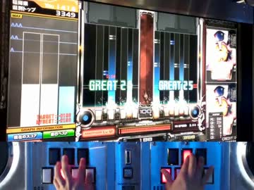 【beatmaniaIIDX 21 SPADA】DP十段　画面＆手元