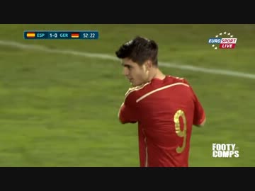 【サッカー】Spain U-21 vs Germany U-21 Highlight【3/4】