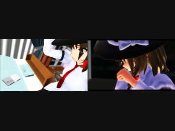 【比較】rebellion -たいせつなもののために-【東方MMDPV】