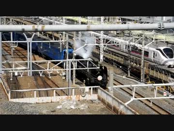 【鉄道】みちのくSLギャラクシー号 上野到着時の様子【D51】