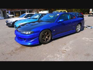 S15シルビア　三河ドリフト練習