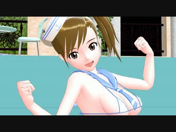 【MMD】　セーラーミズギ亜美真美 Our Steady Boy　【アイドルマスター】