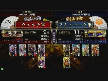 戦国大戦 頂上対決 2014/3/13 ウェルチ軍 VS フミトーーク軍