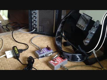 【エフェクター】バイパス状態の電源由来ノイズ実験【鳴らしてみた？】