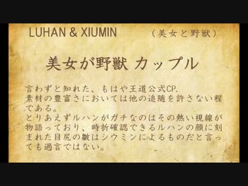 【EXO】うp主が推しCPを何故かディ○ニーにのせて布教する動画【腐向け】