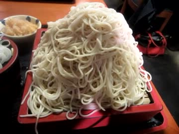 【大盛りハッスル２０１４】そば処『ゆう月』の大もりそば