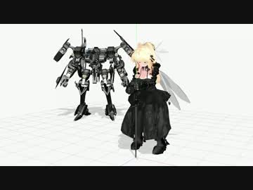 MMDver9.00の新機能を使って、座標軸にぶっ刺さってる剣を引き抜くテスト