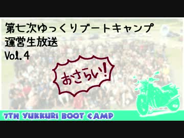 【まとめ】第七次ゆっくりブートキャンプ運営生放送vol.4のおさらい